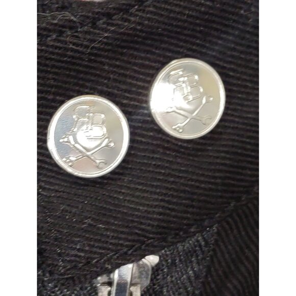 Royal Bones Tripp Gothic Black Vest Utility Grunge Rave Punk Emo Biker Mens L - Picture 3 of 7